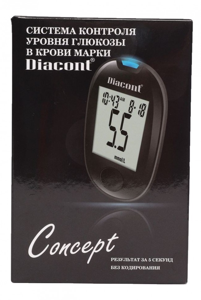 Глюкометр Диаконт Концепт + 50 тест-полосок (Diacont Concept)