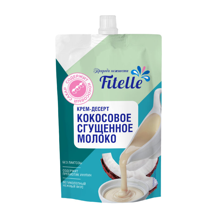 Крем-десерт "Кокосовое сгущеное молоко" Фитэлль 100 гр